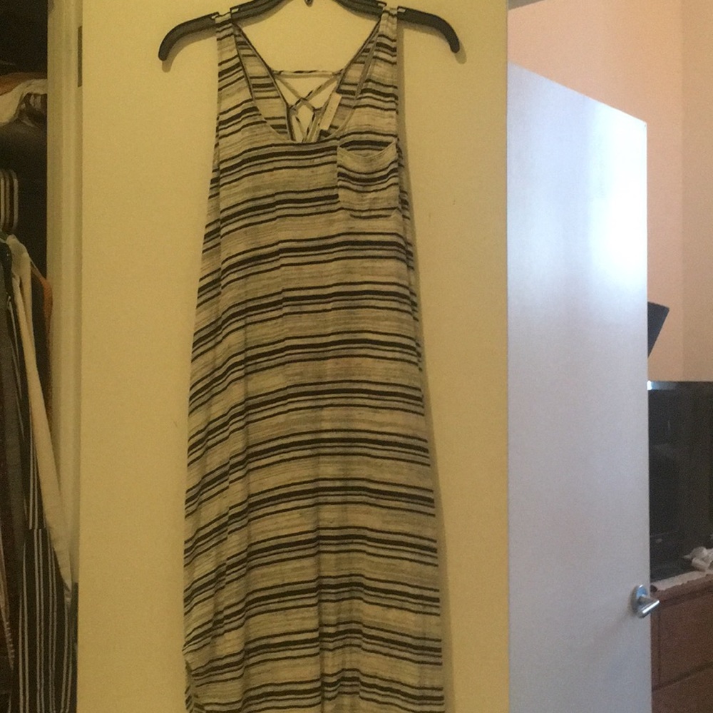 Splendid Soft Striped Maxi Dress